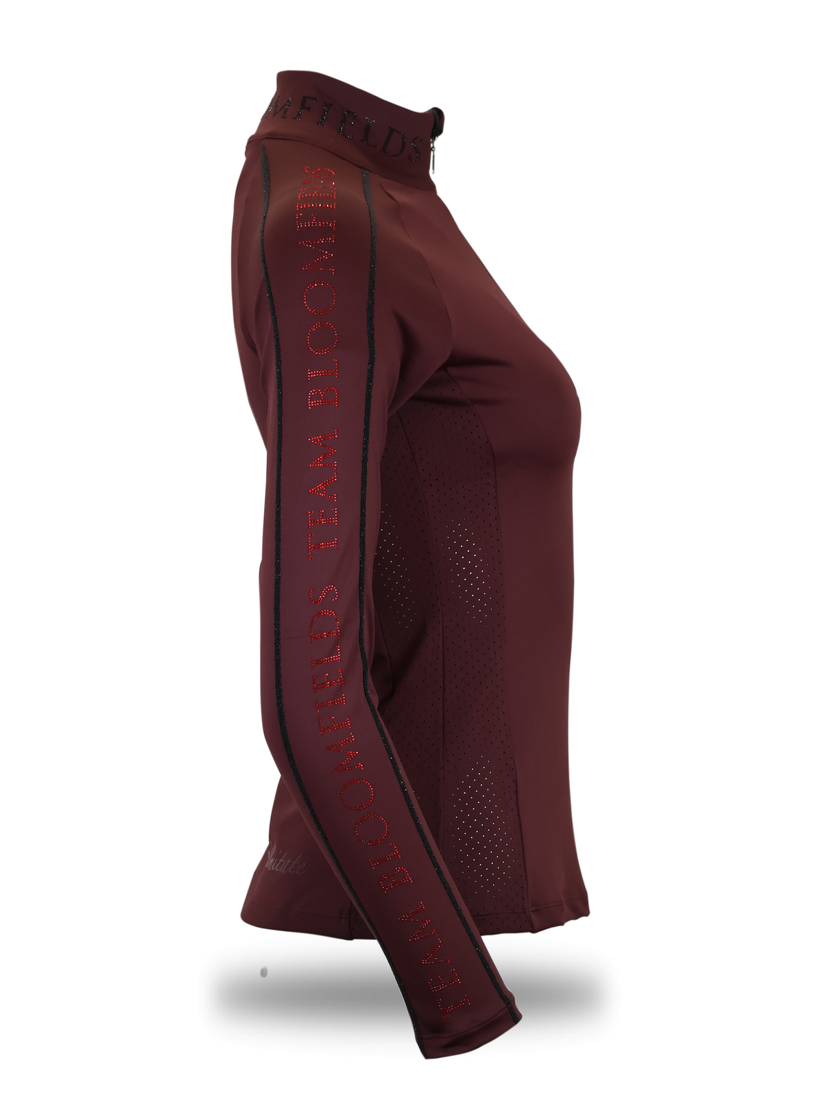 Chloe Burgundy Crystal Base Layer