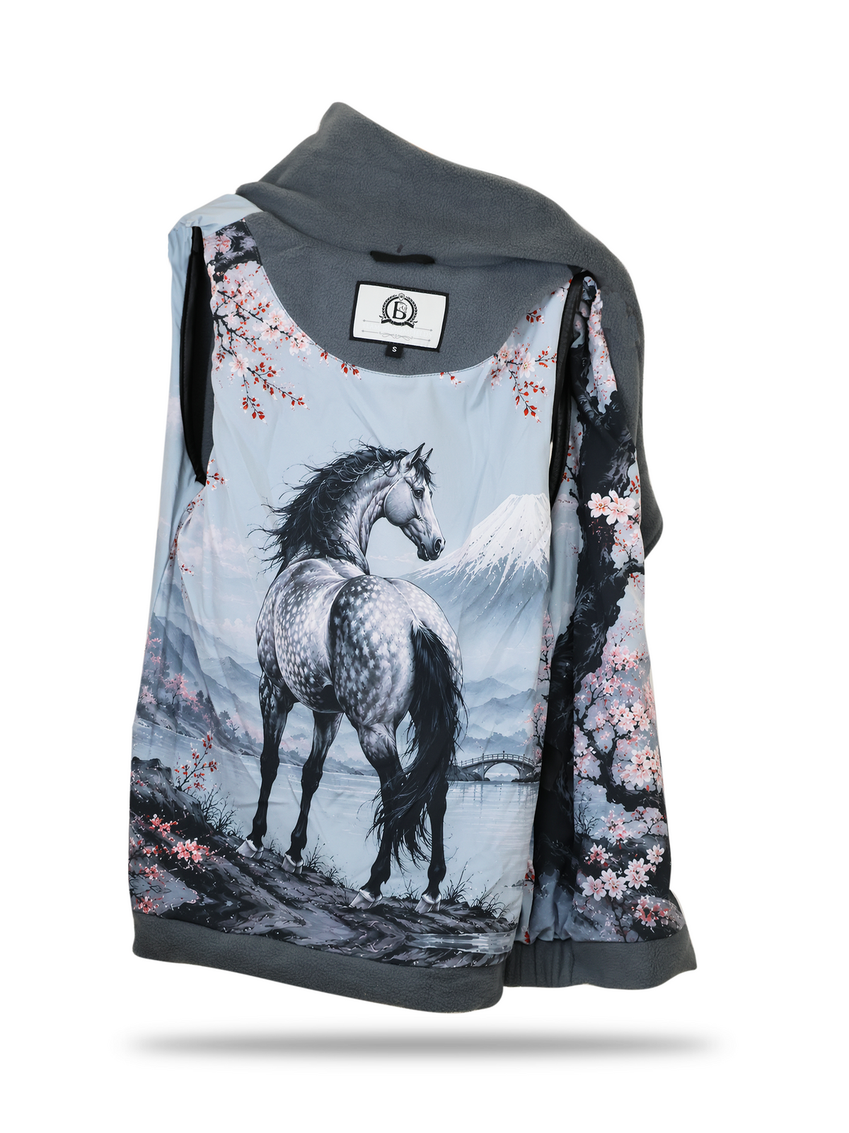 Sienna Country Fleece Grey Gilet - V2 deluxe lining