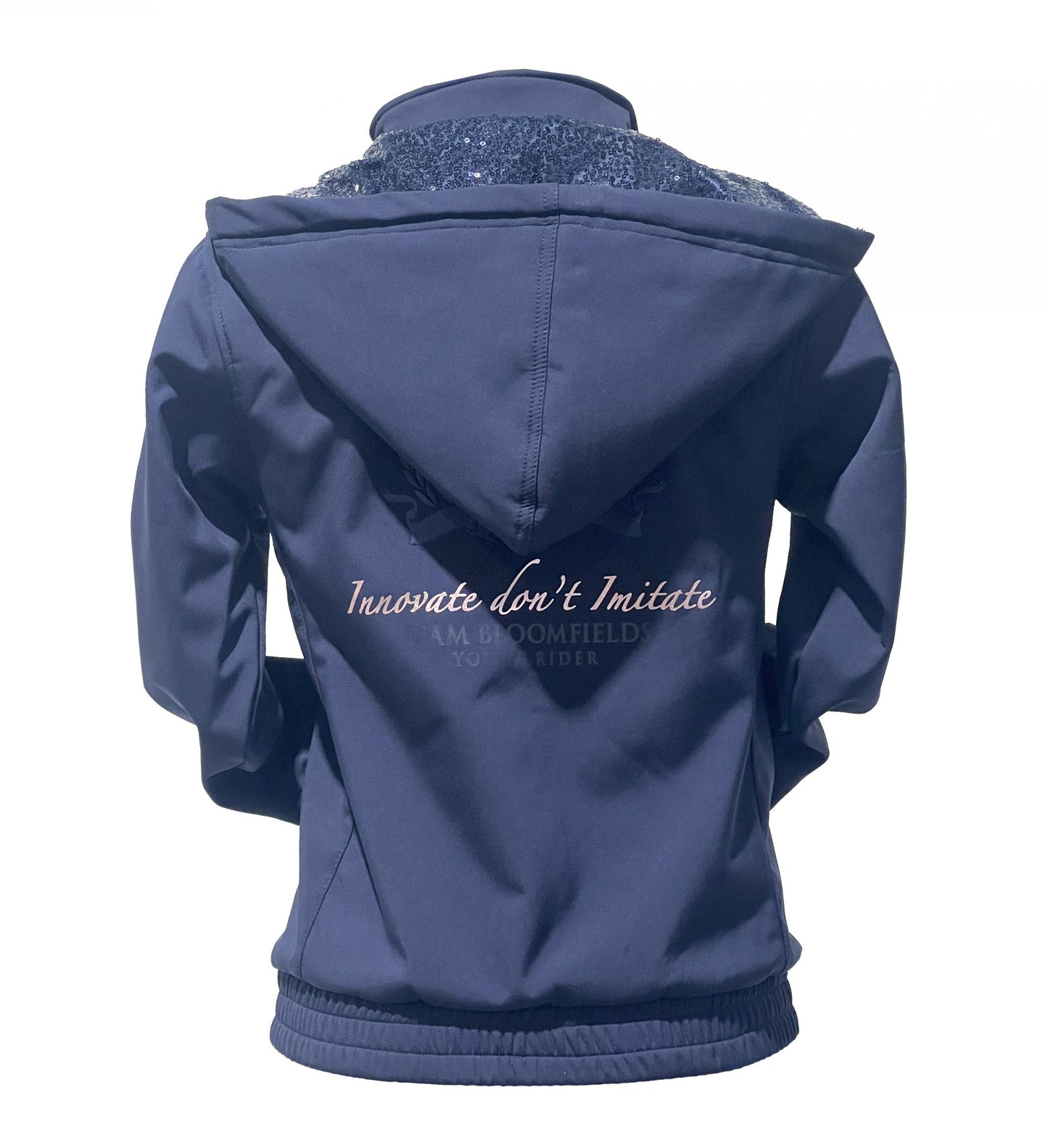 Freya Navy Double Collar Showerproof Jacket