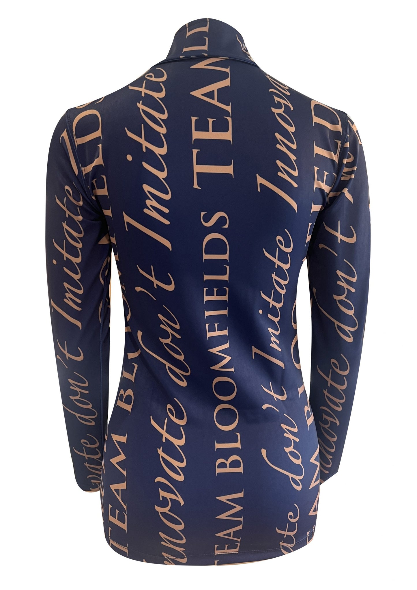 Big Print Navy Mini Base Layer
