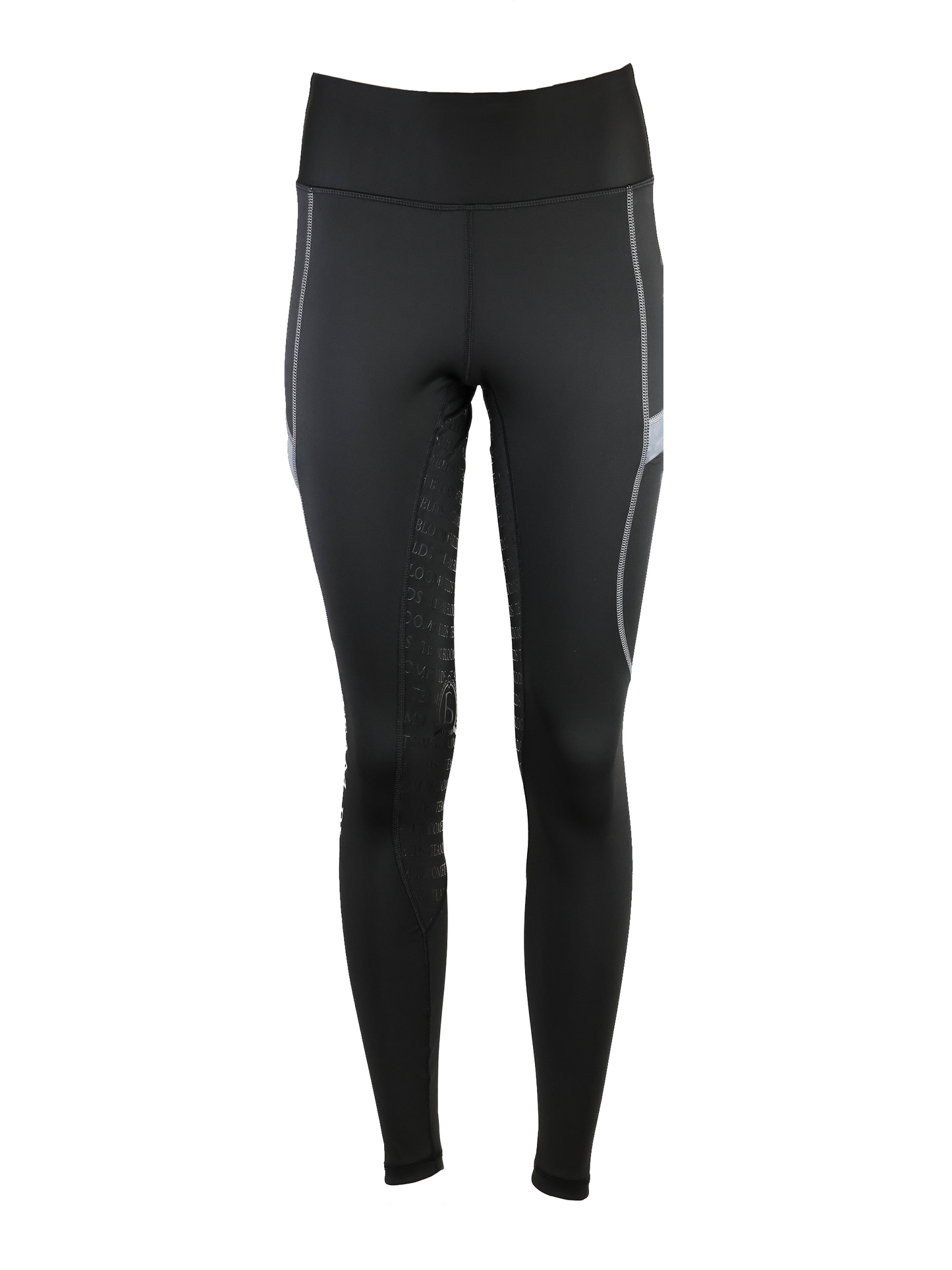 Kids Leonora Black & Grey Leggings