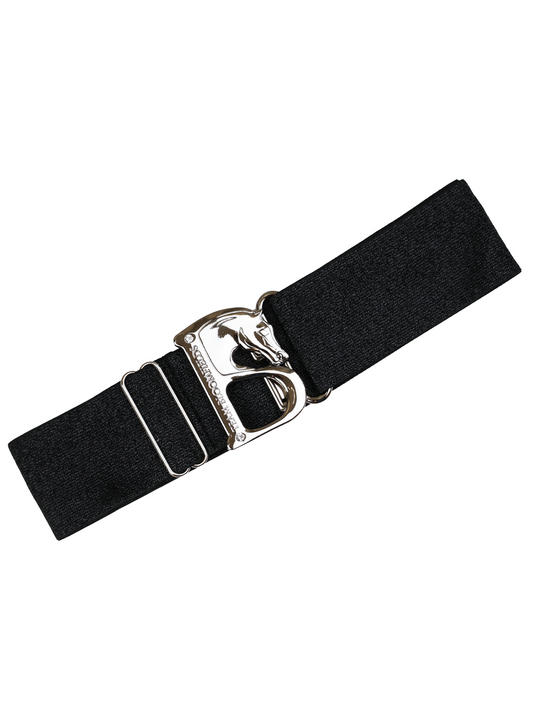 Metallic Black With Silver B Belt
