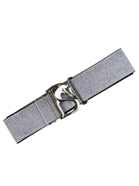 Metallic Silver & Silver B Belt