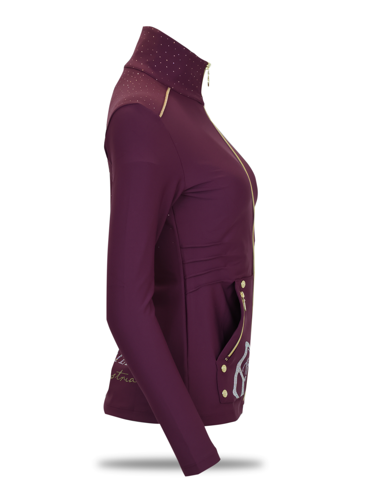 Maya Mulberry Training Jacket