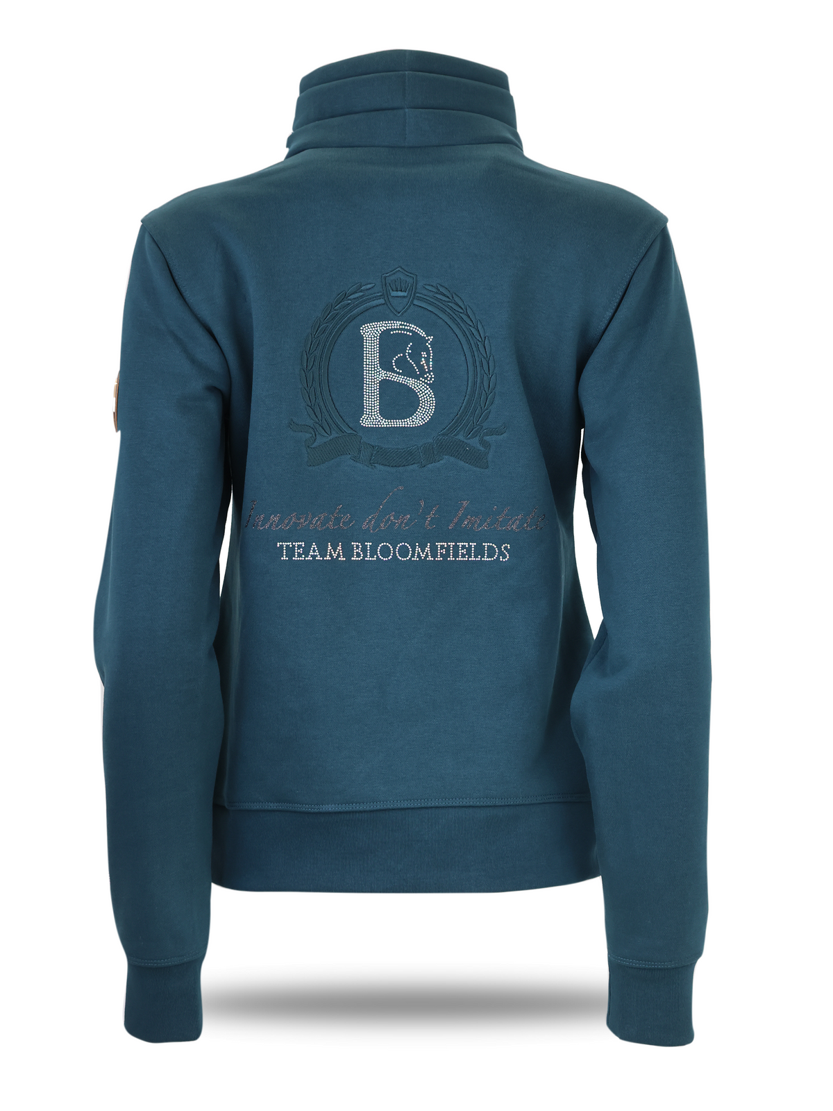 Sade Petrol Blue Quarter Zip Jumper