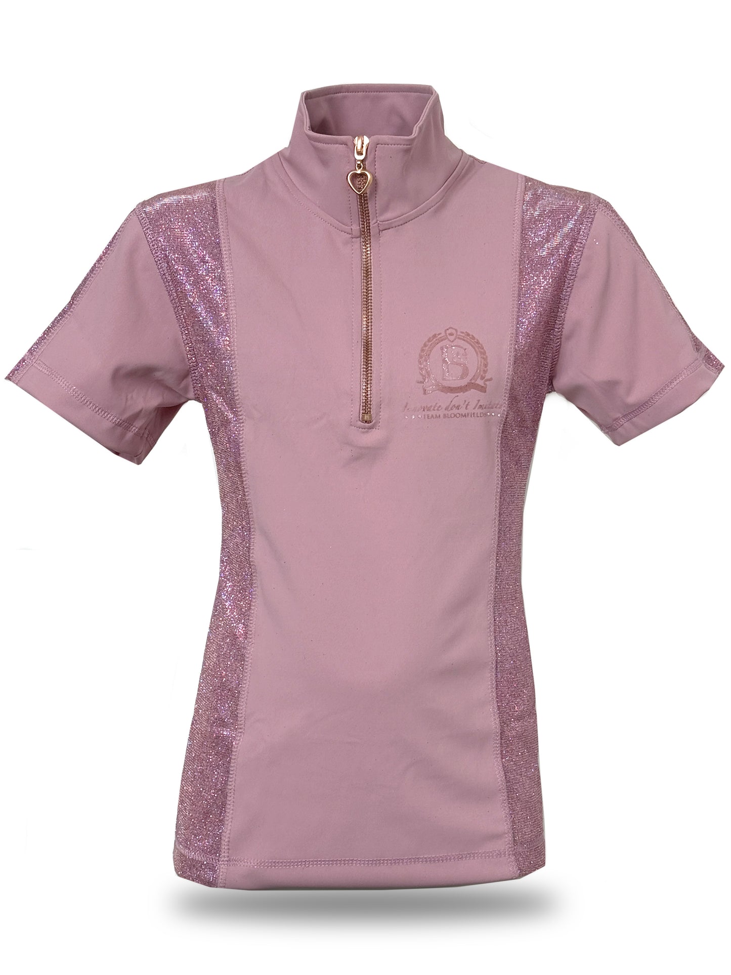 Glimmer Pink Mini Base Layer With Short Sleeves