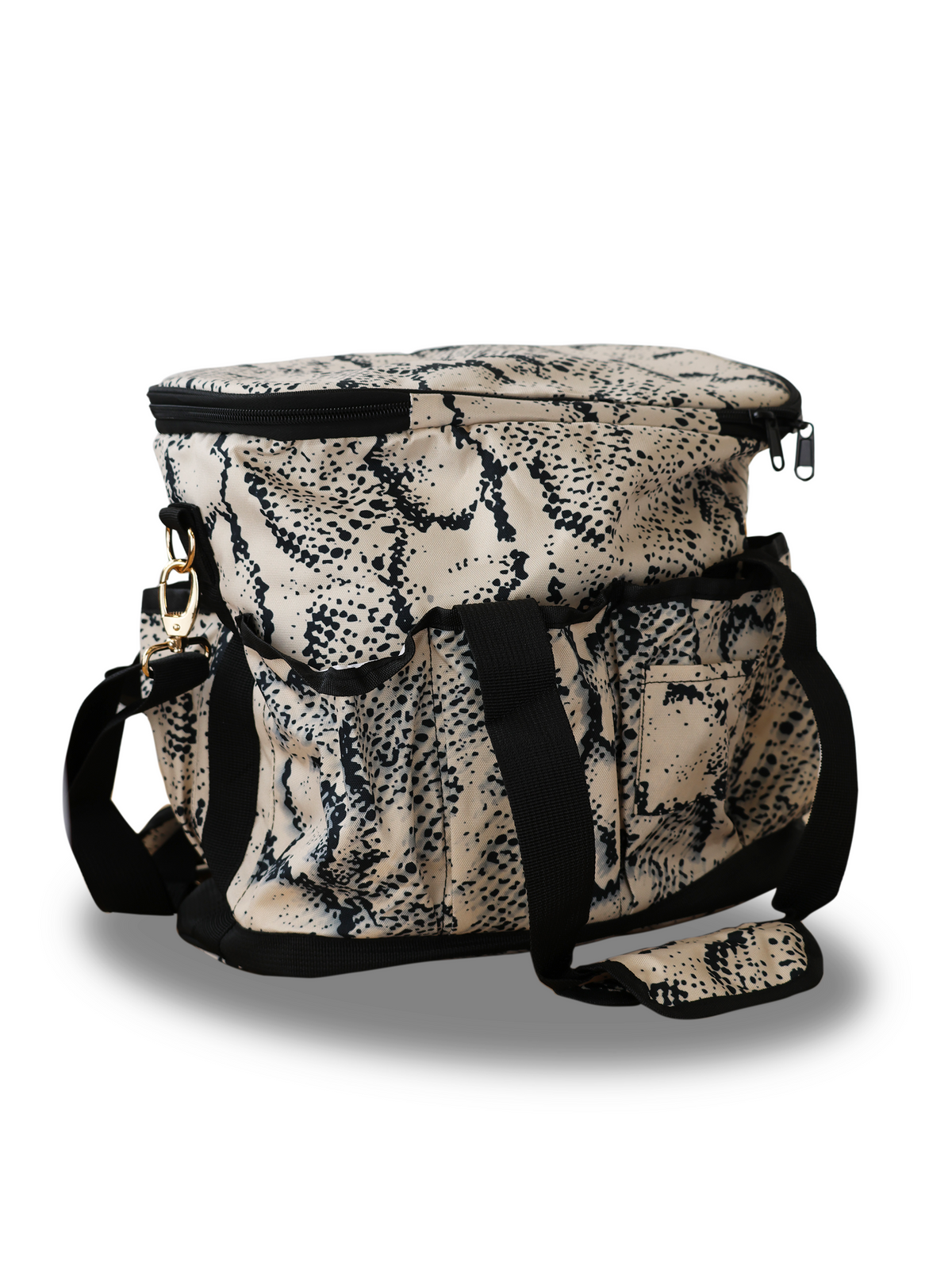 Snake Print Grooming Bag