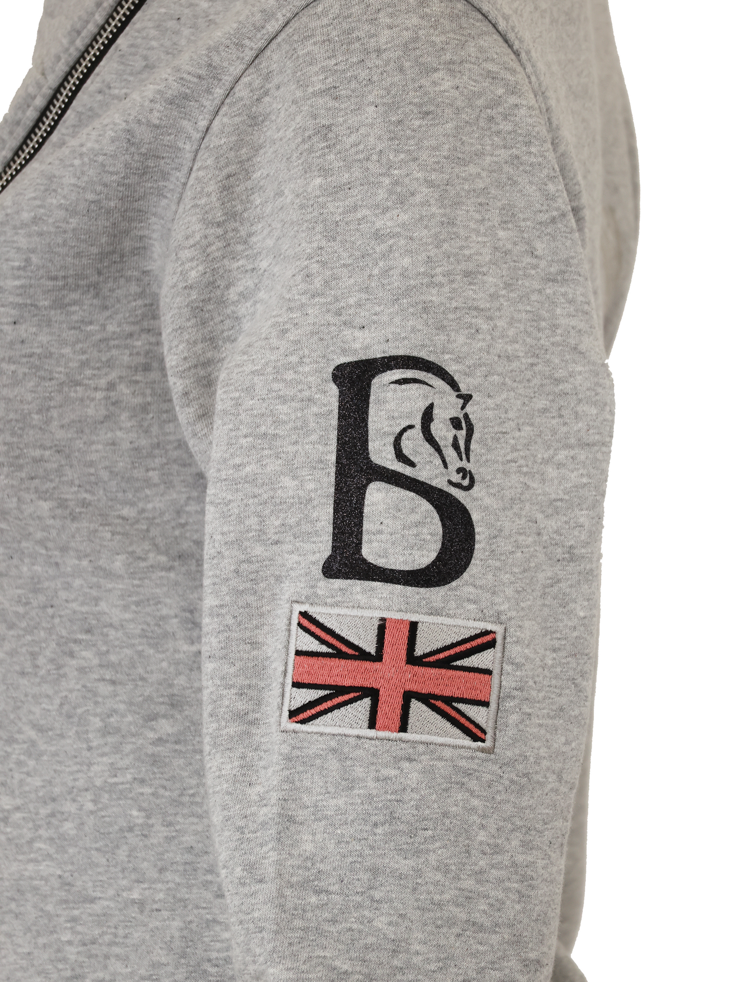 Sabrina Marl Grey Mini Ruffle Collar Top