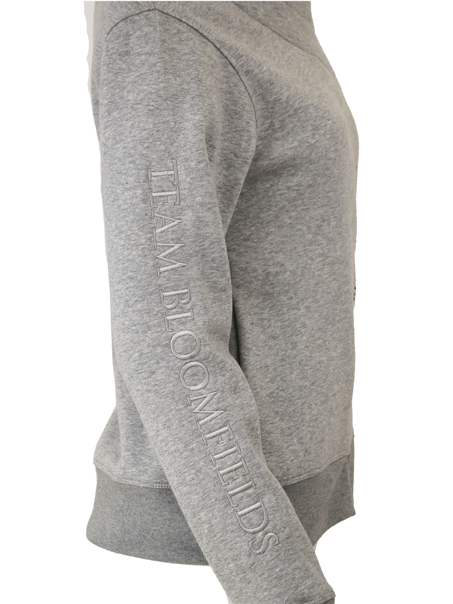 Sabrina Marl Grey Mini Ruffle Collar Top