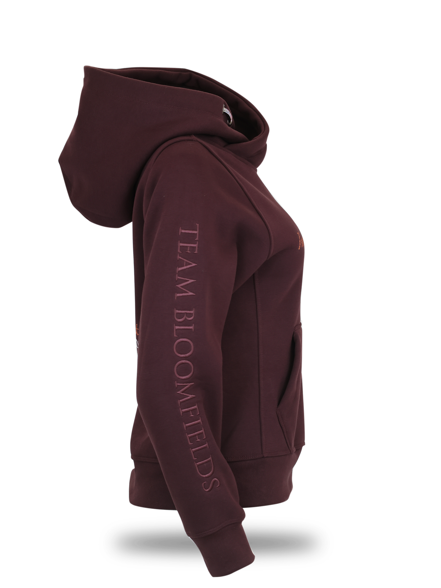 Kids Amelia Seal Brown Cross Necked Hoodie