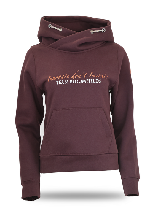 Kids Amelia Seal Brown Cross Necked Hoodie