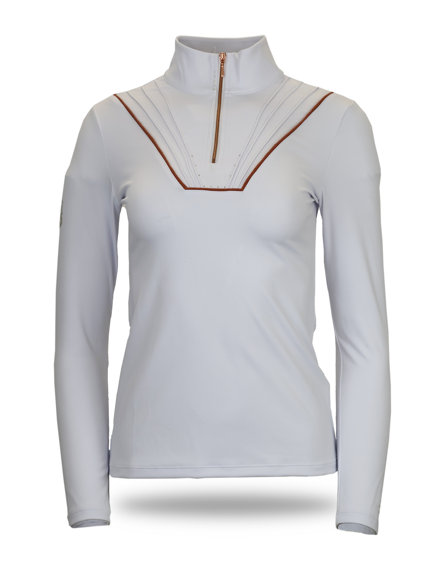 Maya White Pleated Base Layer