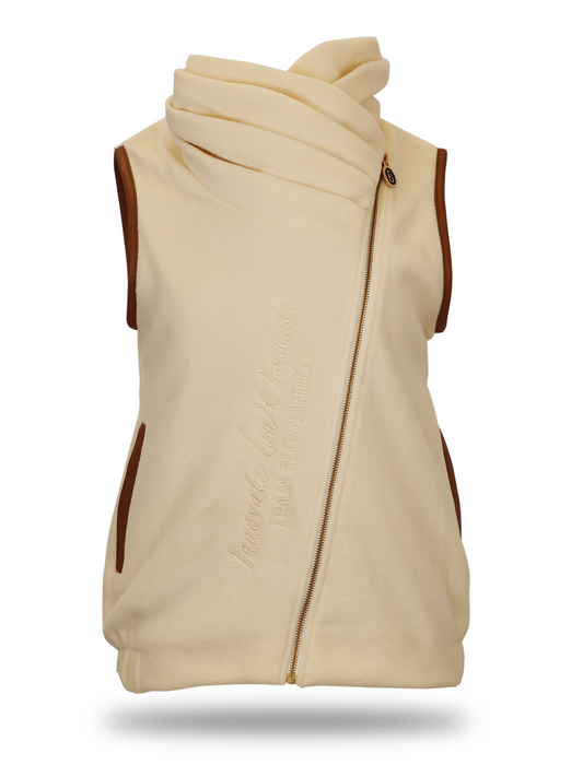 Sienna Country Fleece Winter White Gilet