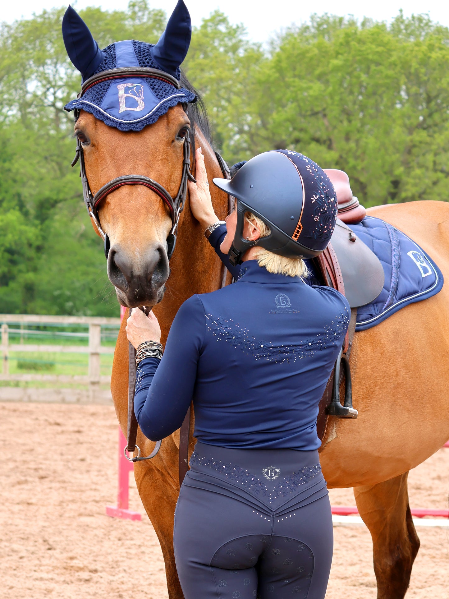 Navy Anemone Breeches