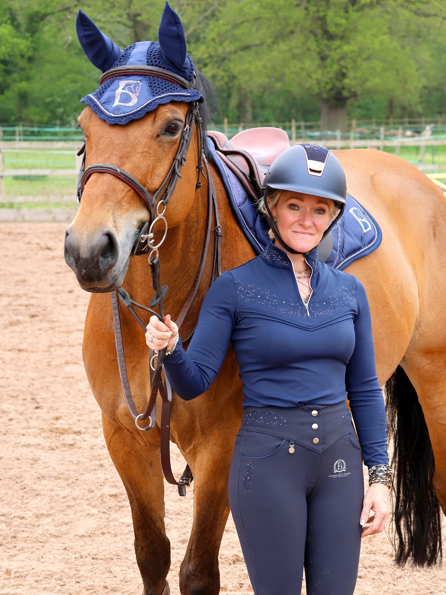 Navy Anemone Breeches