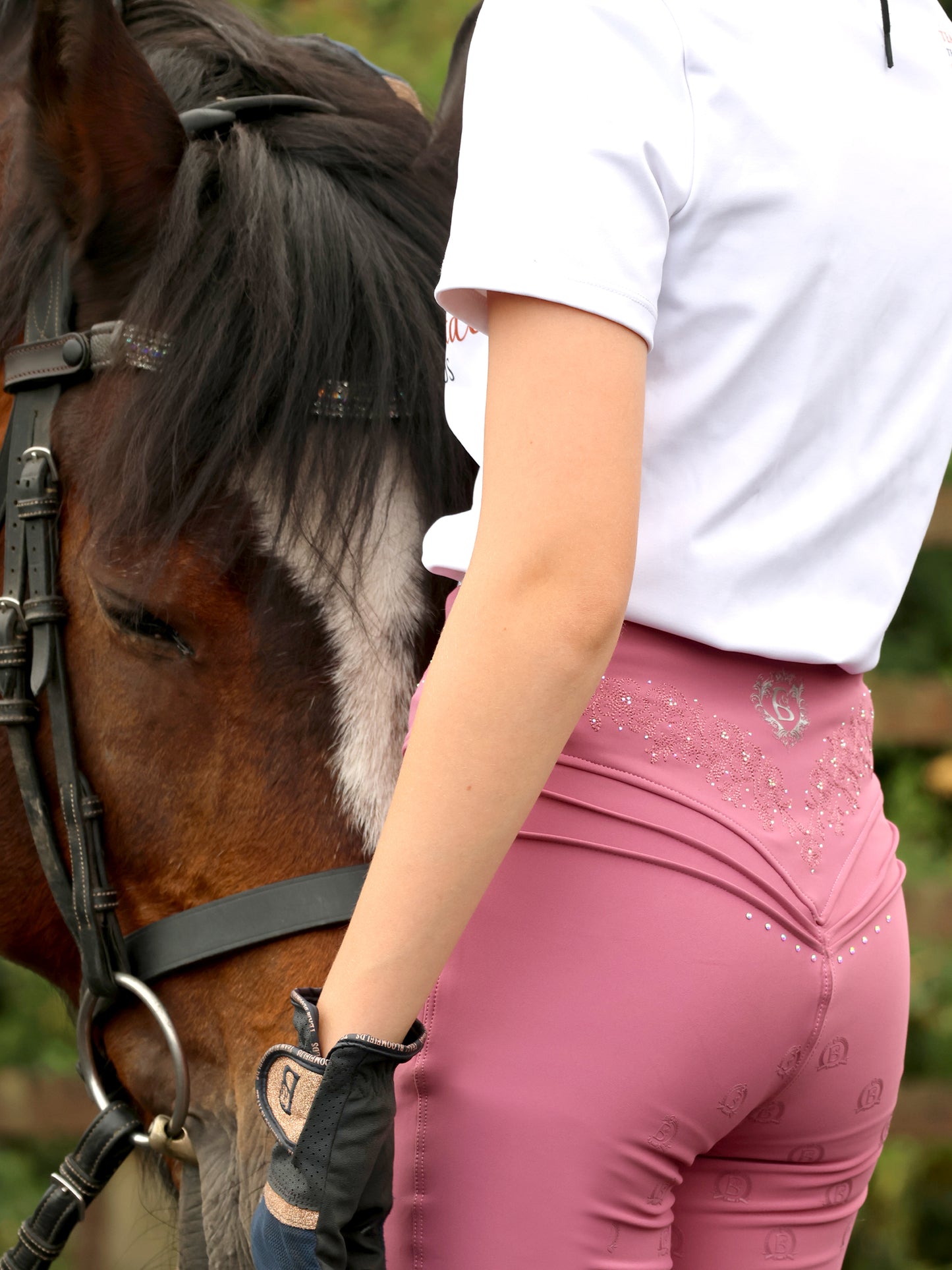 Anemone Leggings - Old Rose