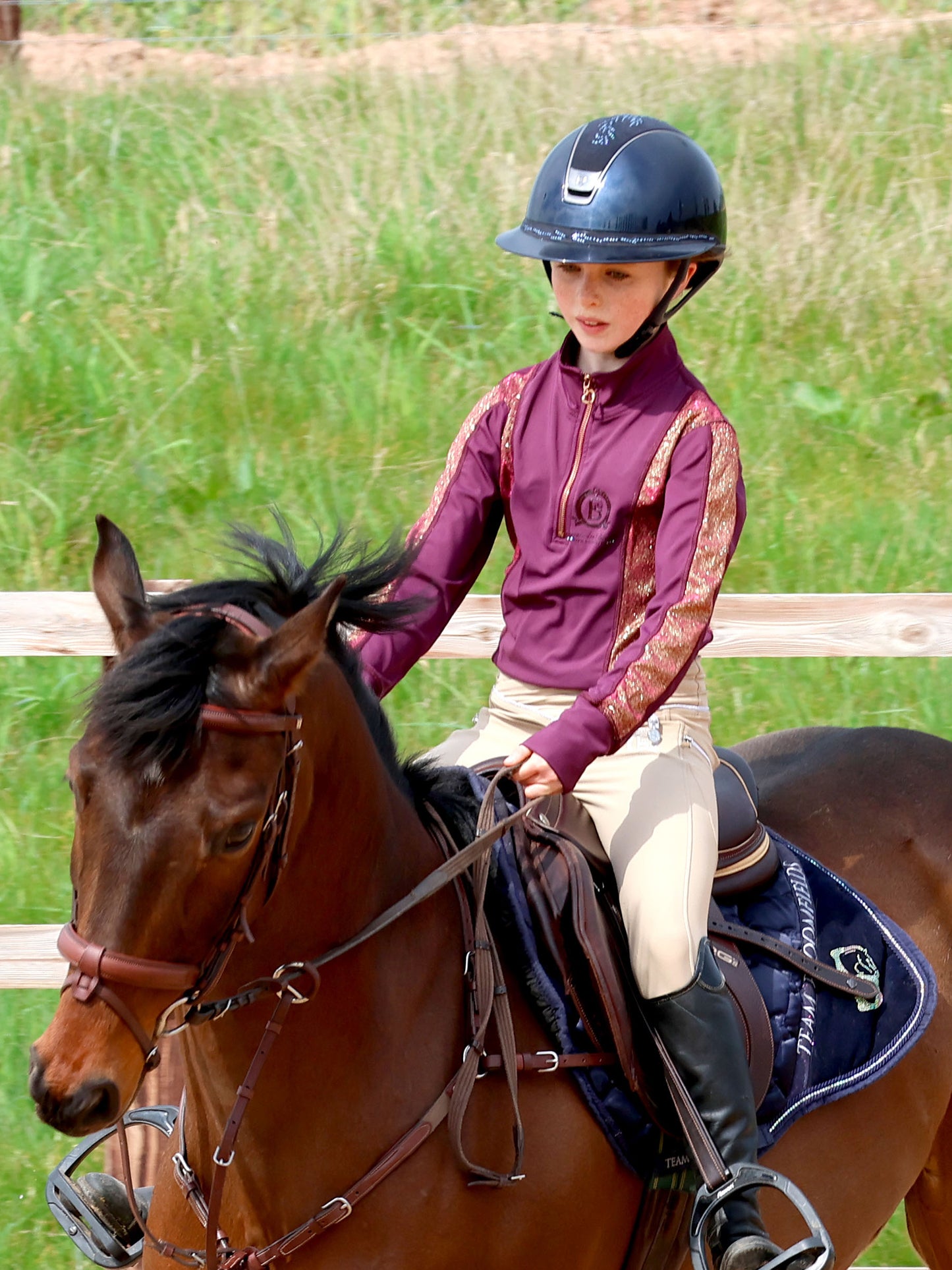 Glimmer Mulberry Base Layer With Long Sleeves