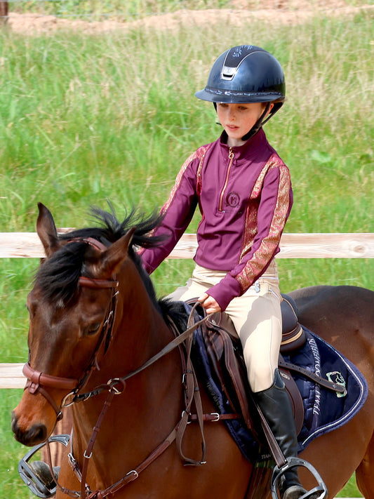Glimmer Mulberry Base Layer With Long Sleeves