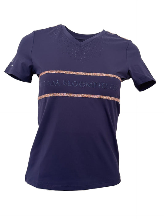 Callie Navy Crystal T-Shirt