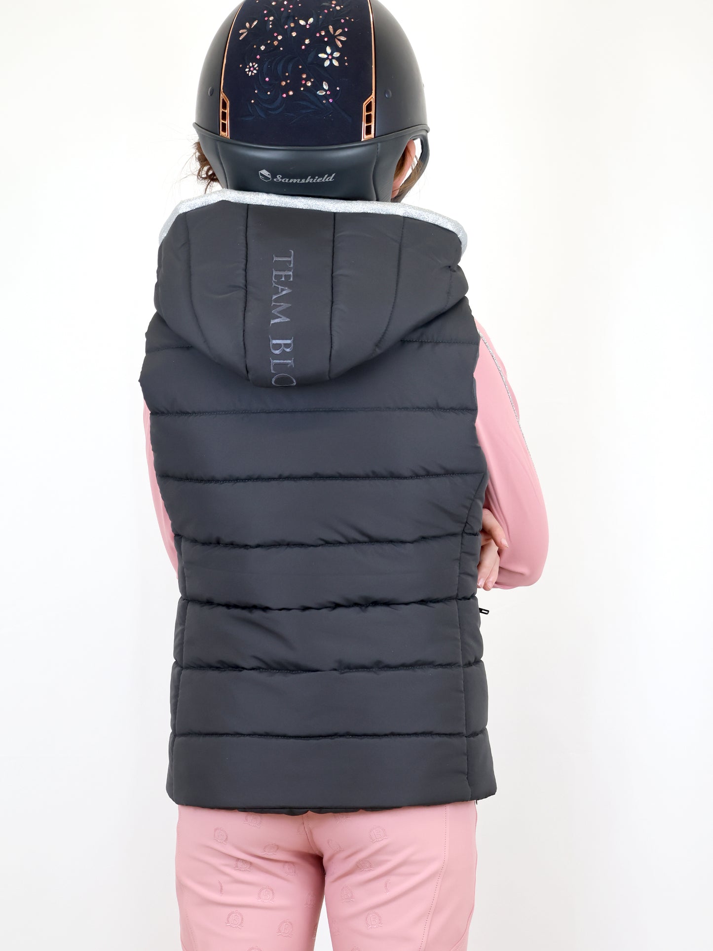 Legacy Mini Grey & Pink Gilet