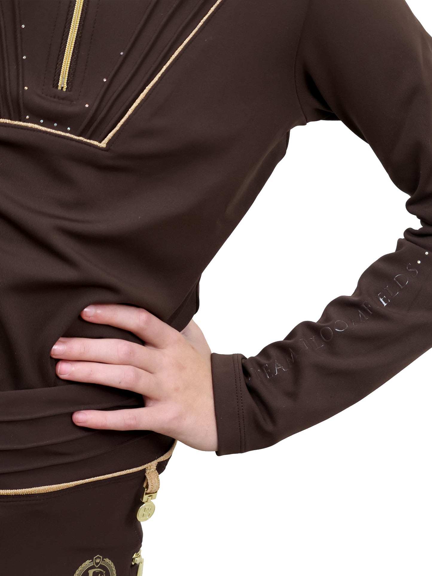 Mini Maya Brown Pleated Base Layer