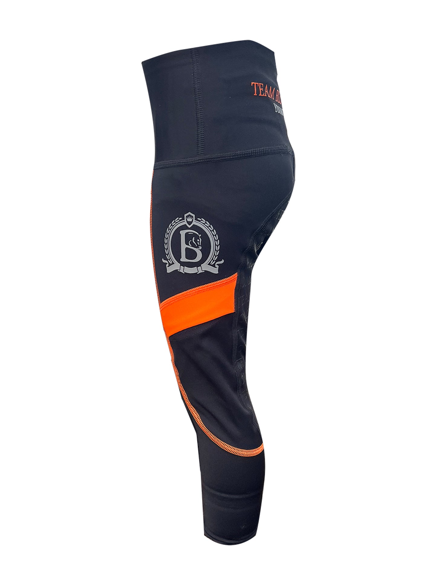 Black & Orange Mini Leggings