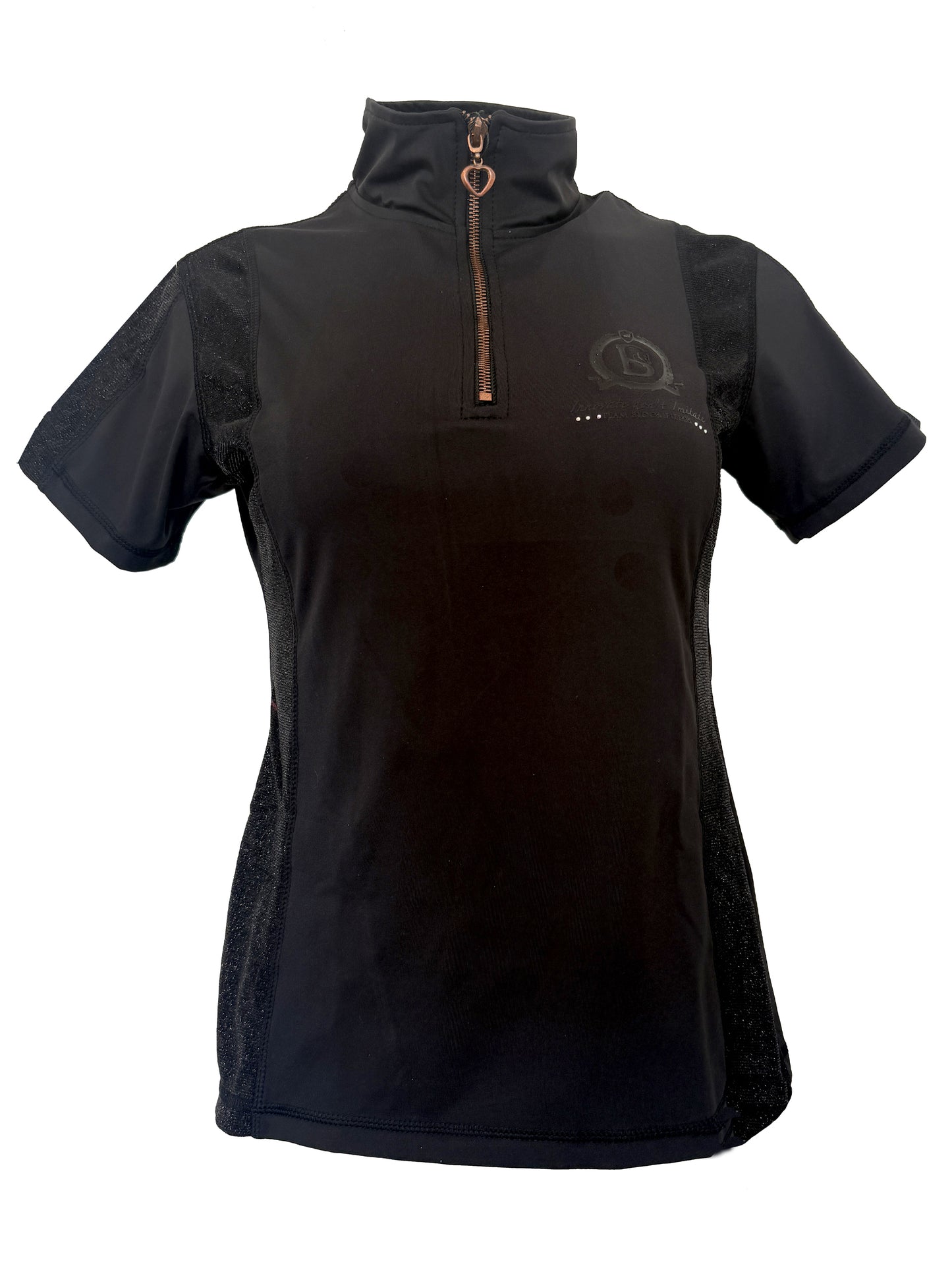 Glimmer Black Base Layer with Short Sleeves