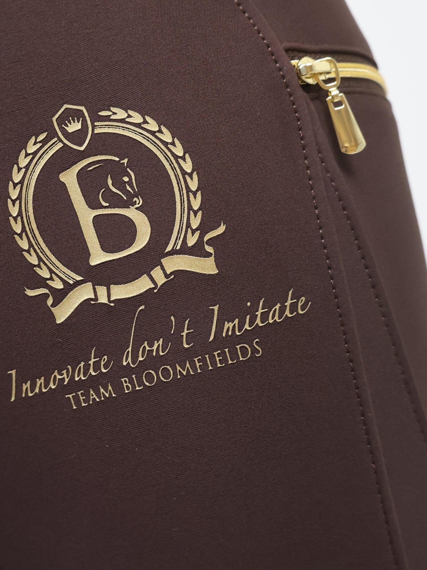 Mini Maya Chocolate Pleated leggings