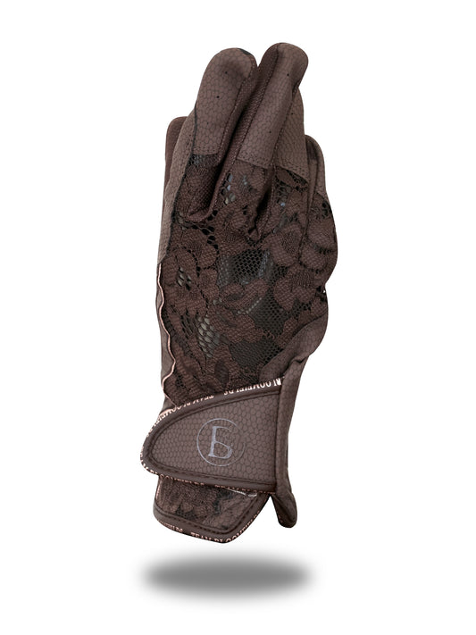 Concours Elegant Chocolate Lace Gloves