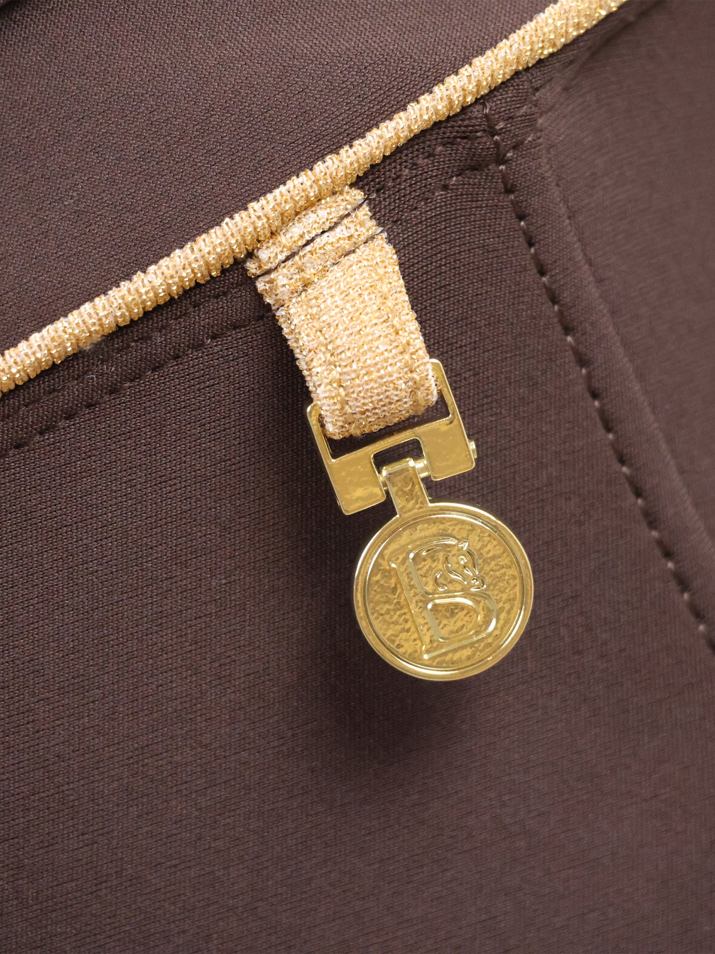 Maya Pleated Chocolate Leggings