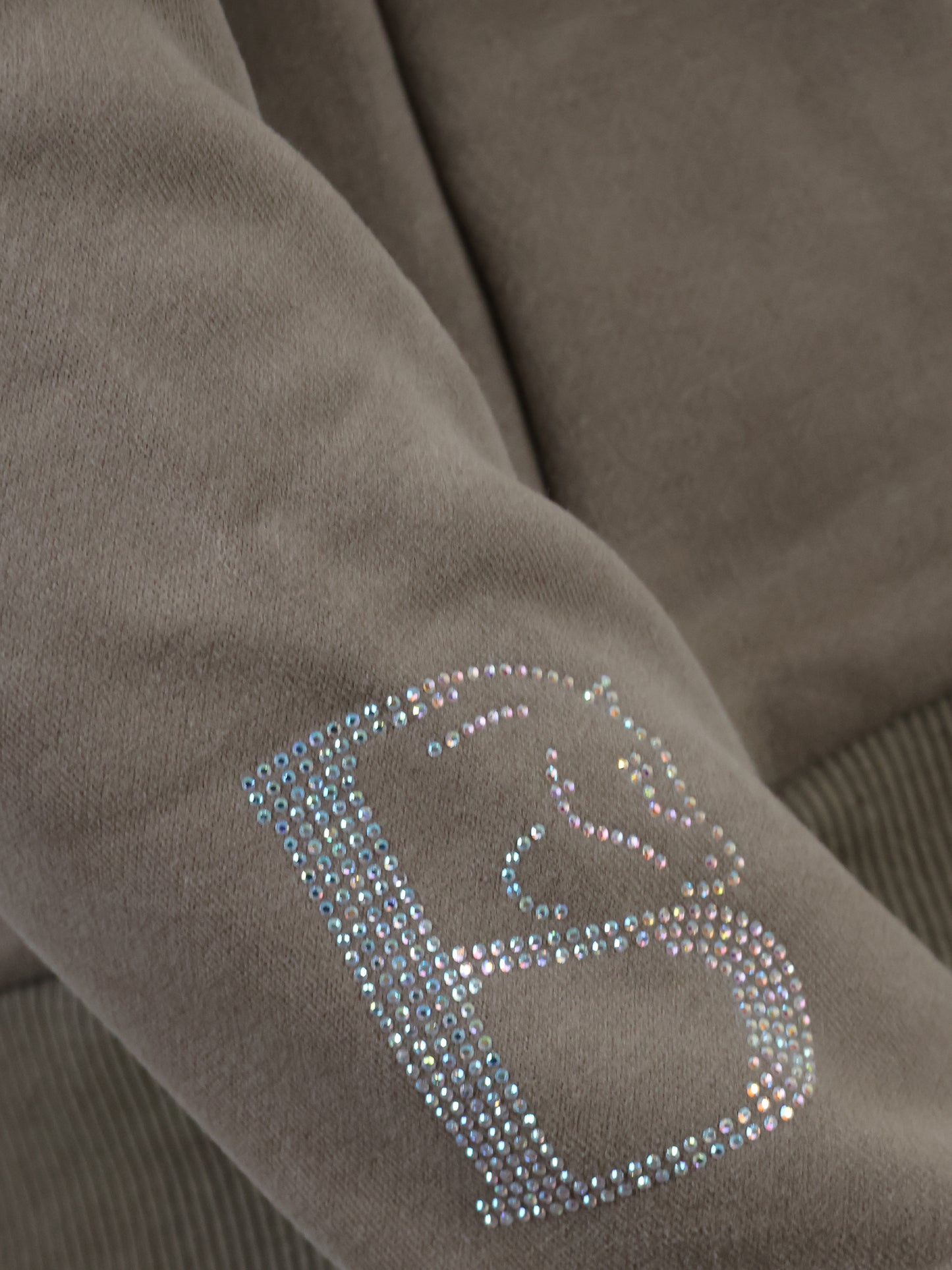 Vanessa V Neck Adult's Top In Tri-Colour Pink, Cream & Khaki