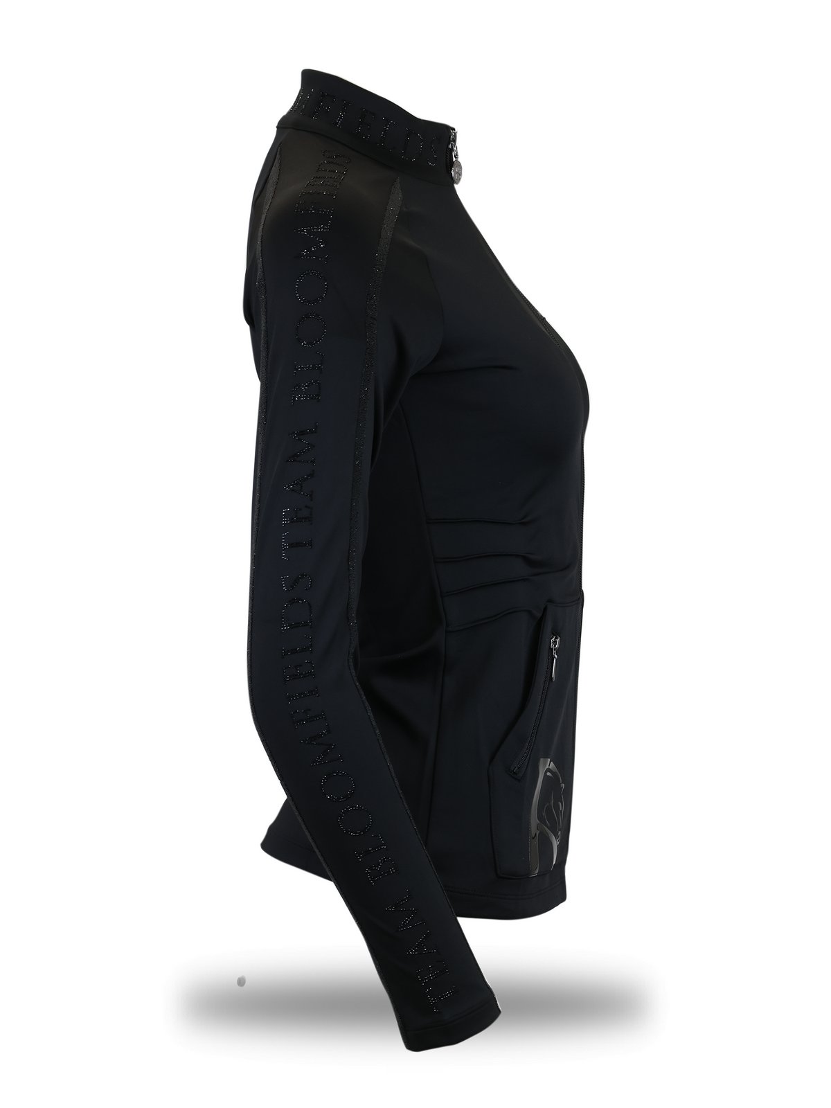 Caitlin Crystal Black Training Jacket