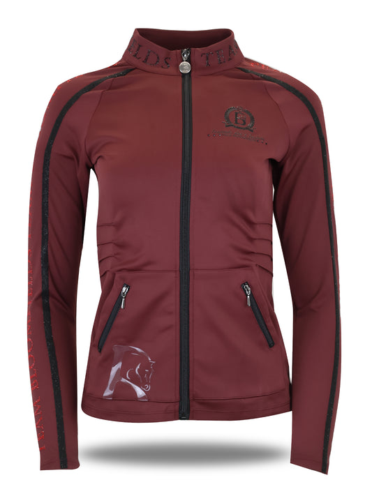 Caitlin Crystal Bordeaux Training Jacket