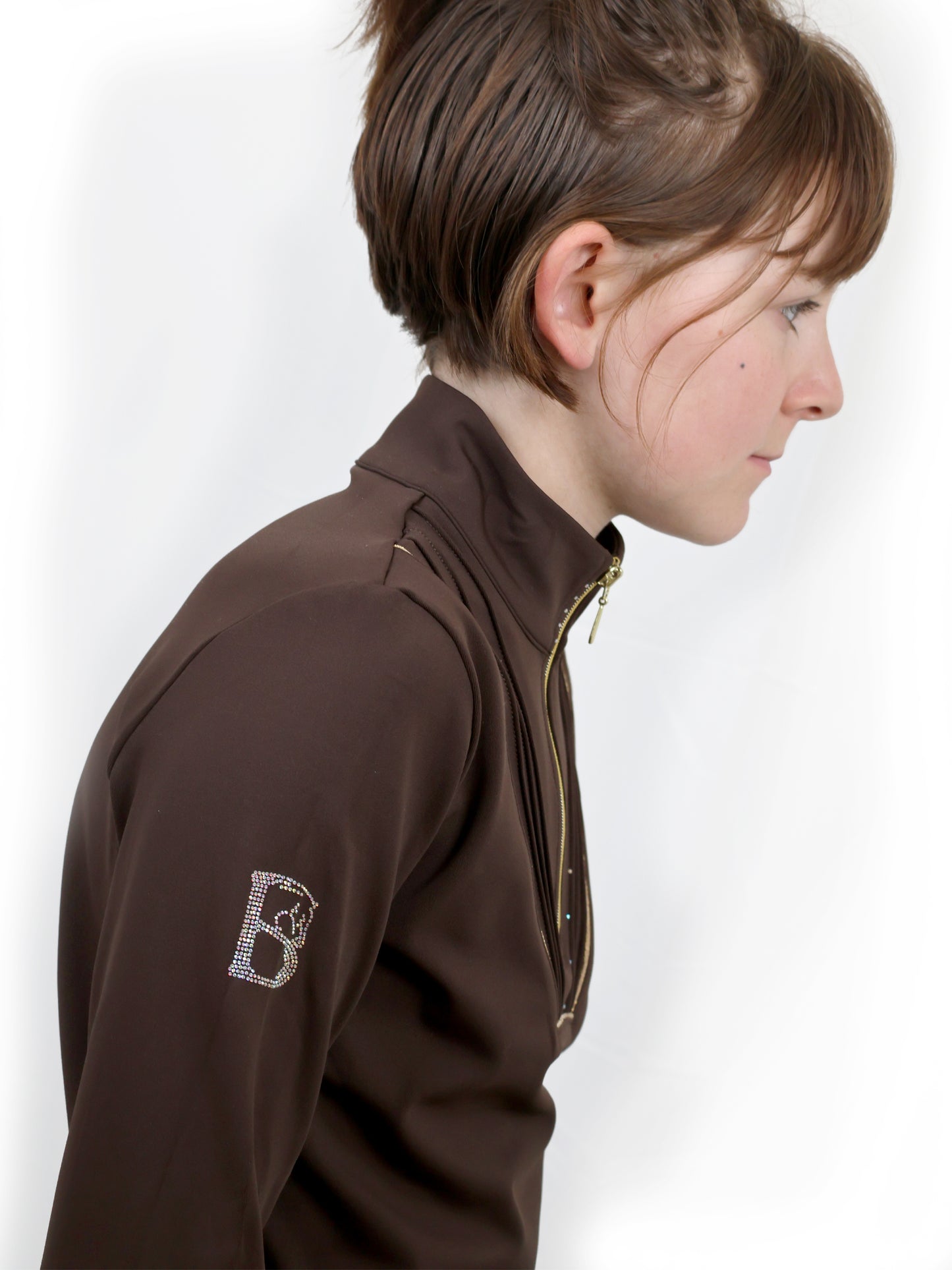 Mini Maya Brown Pleated Base Layer