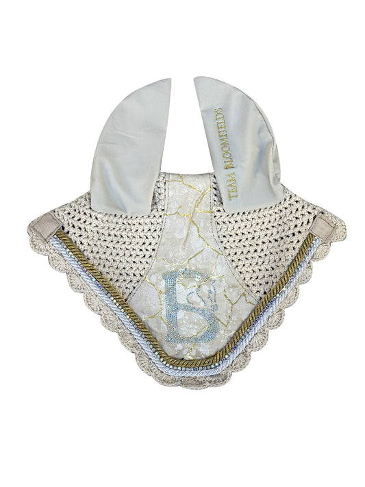 Electra Cream and Gold Bonnet