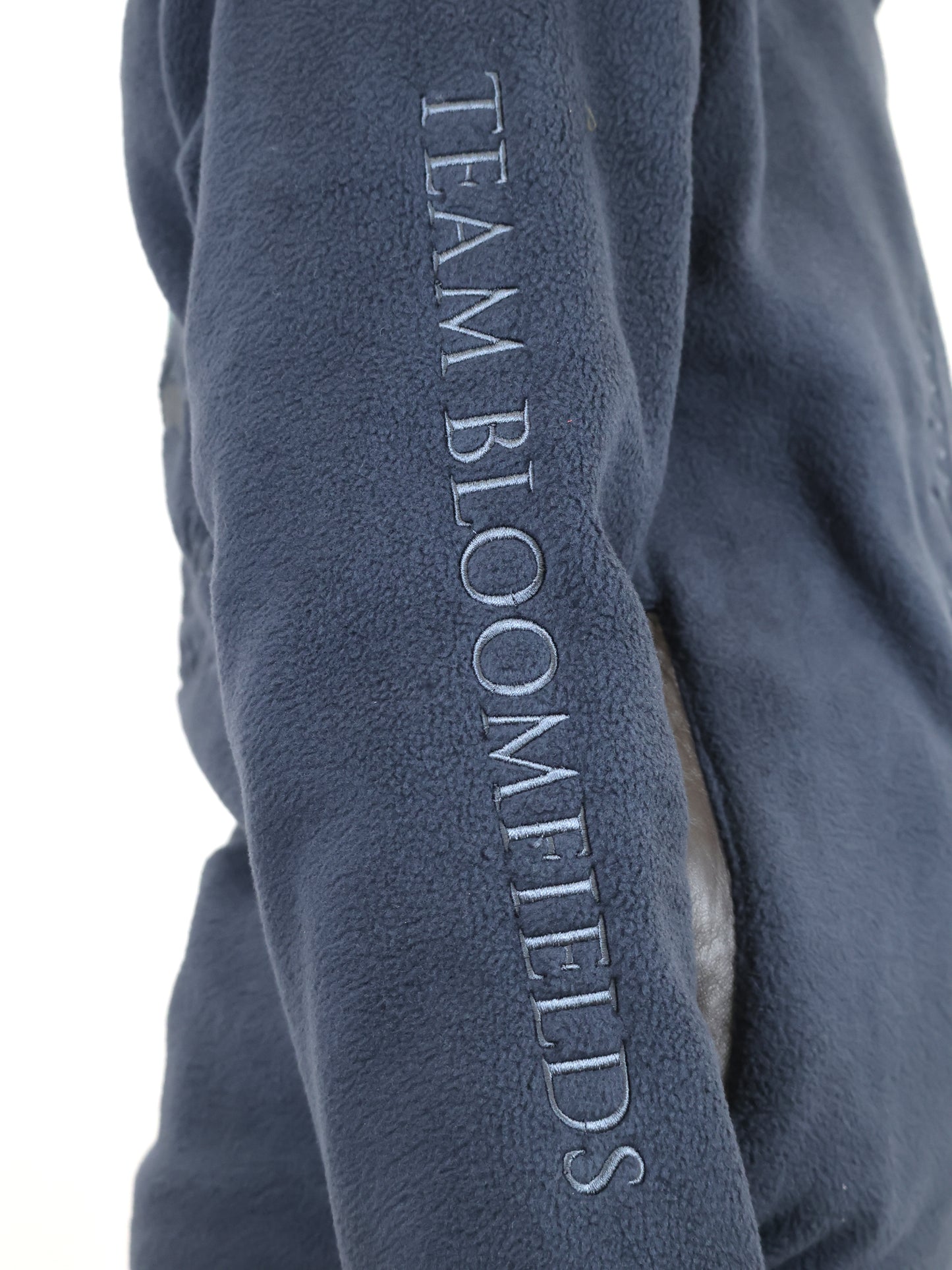 Mini Selena Navy Fleece Jacket