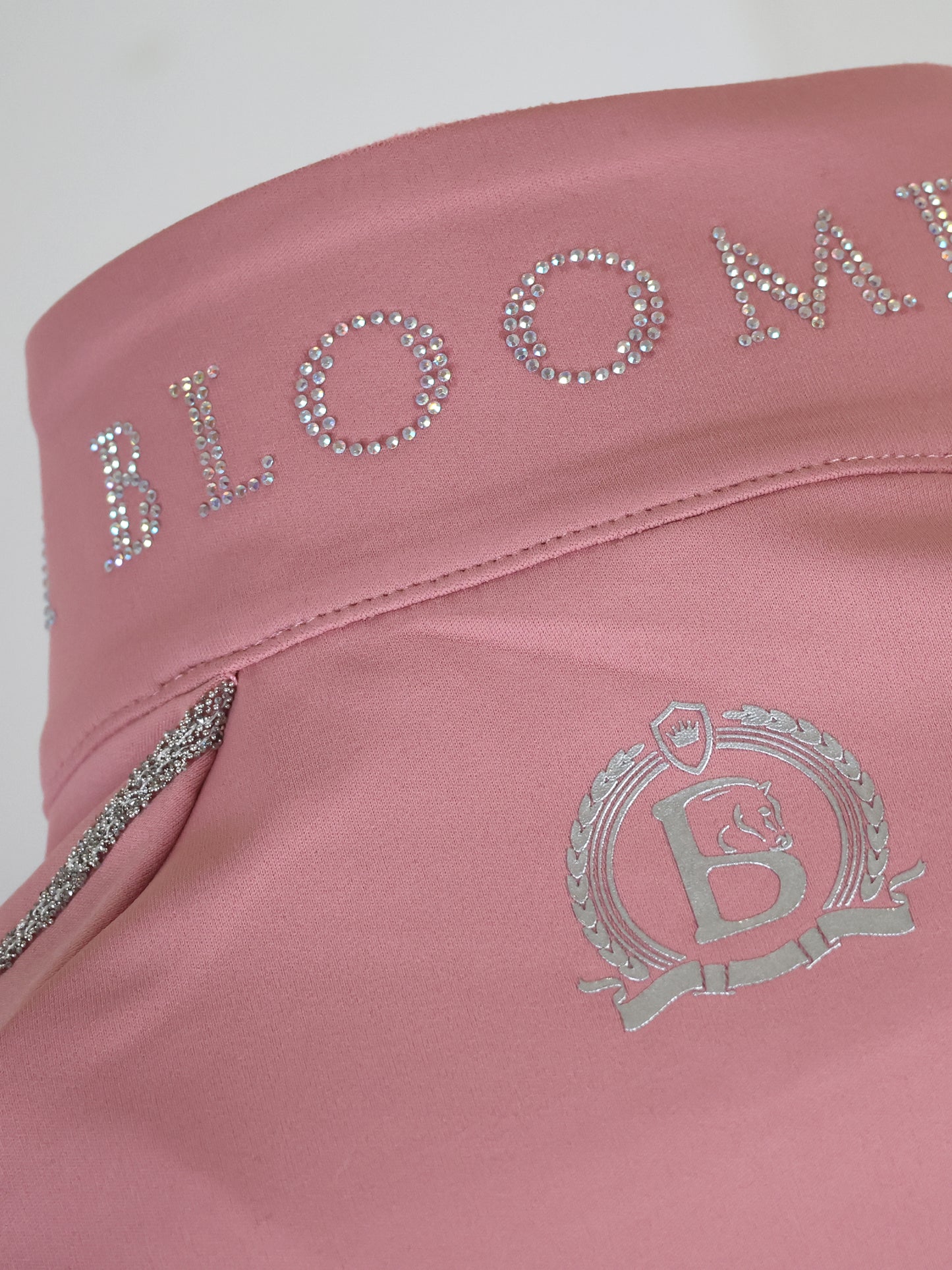 Mini Chloe Pink Crystal Base Layer With Long Sleeves