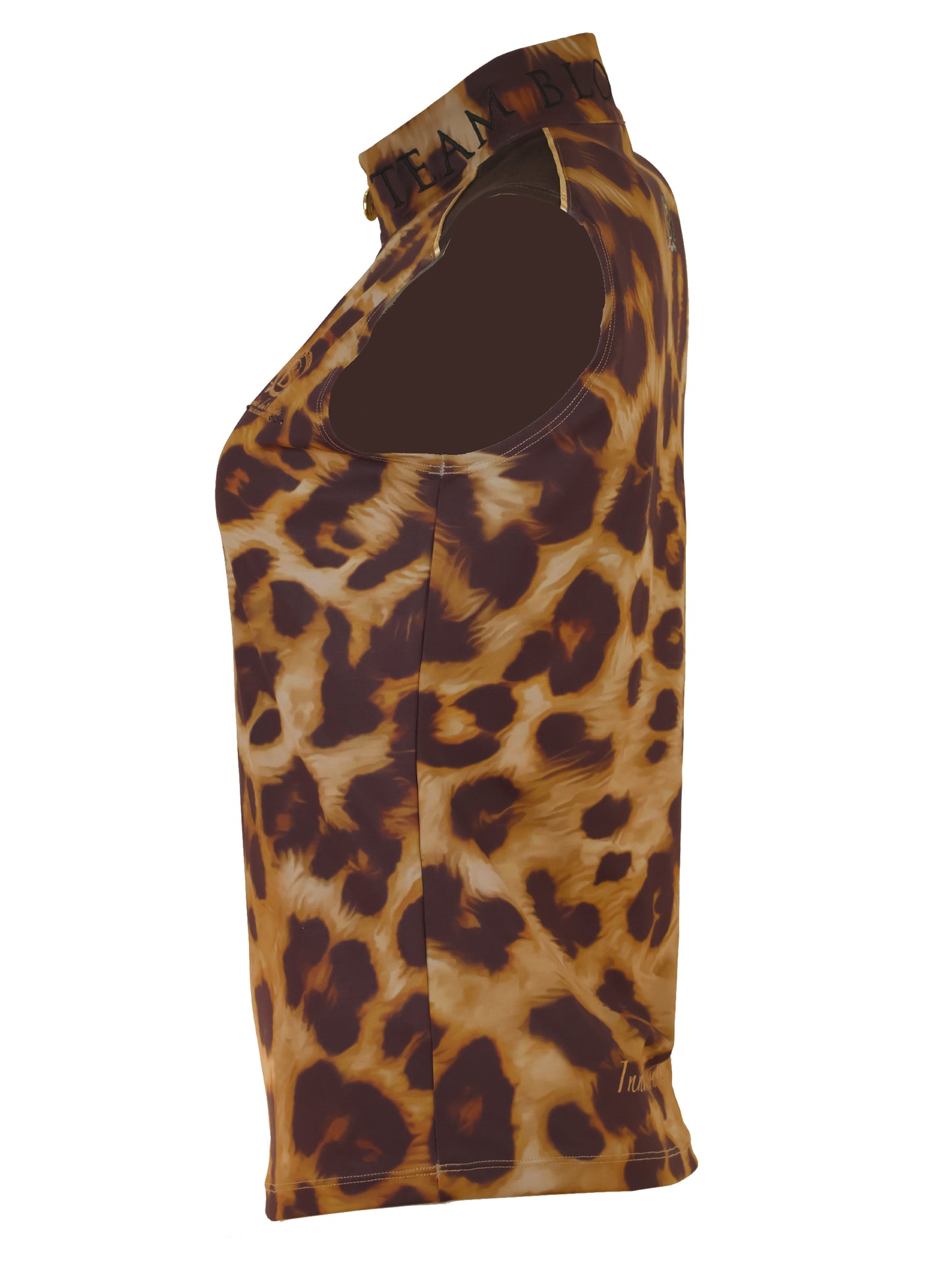 Mini Leopard Print Sleeveless Base Layer