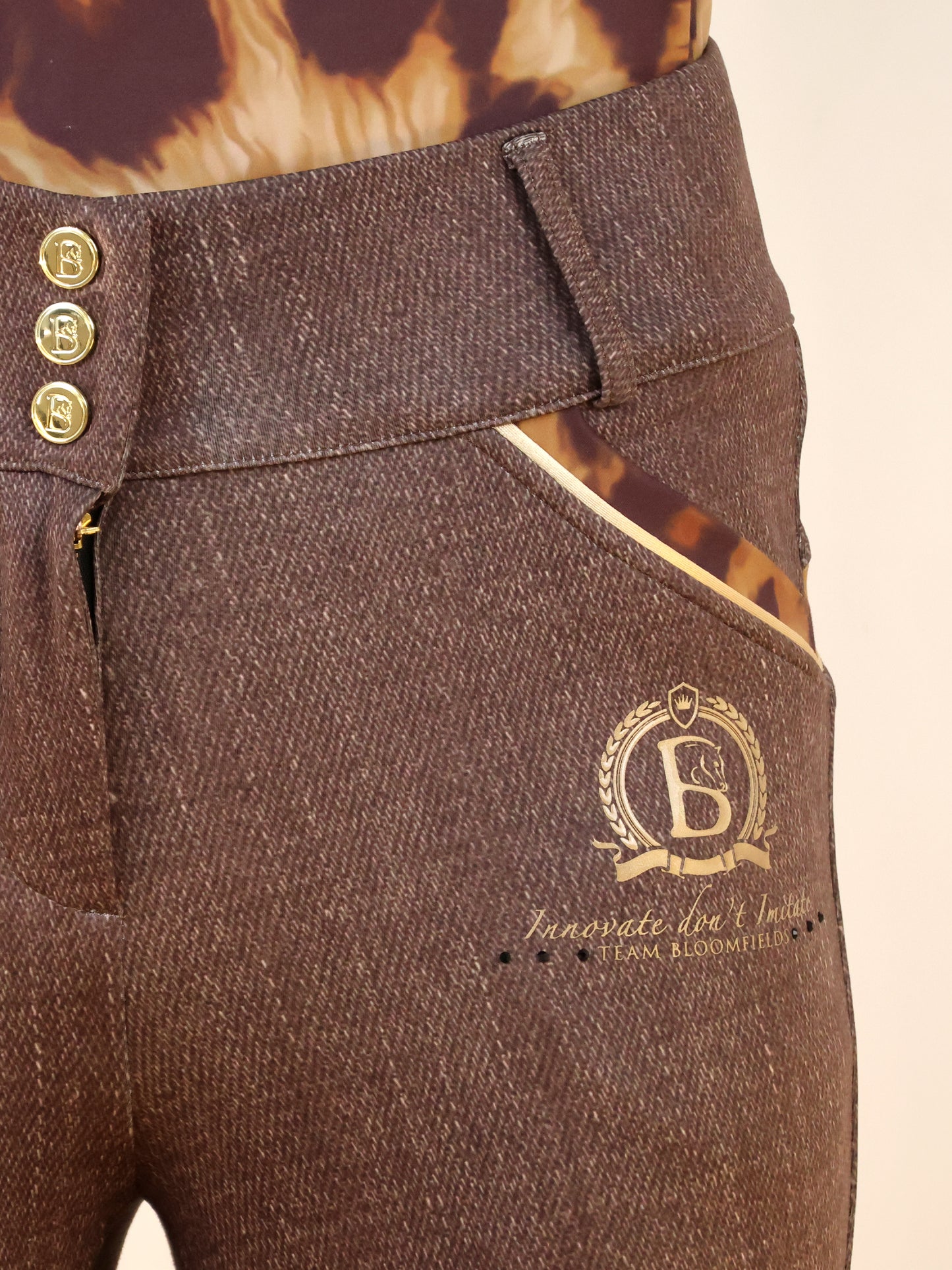 Leopard And Brown Breeches
