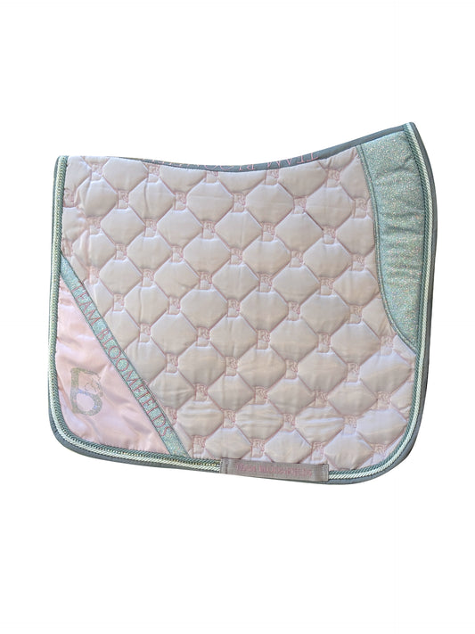 Pink & Silver Sparkle Dressage Saddle Pad