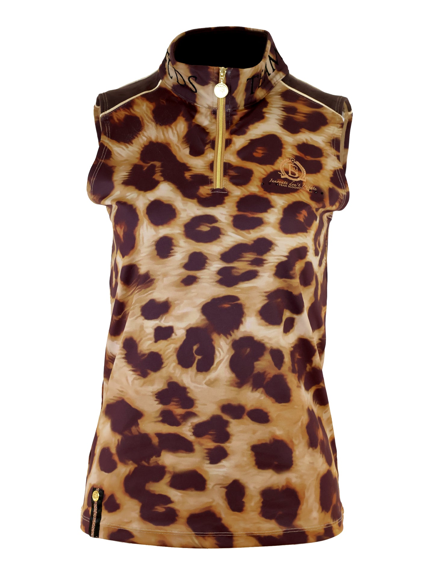 Mini Leopard Print Sleeveless Base Layer