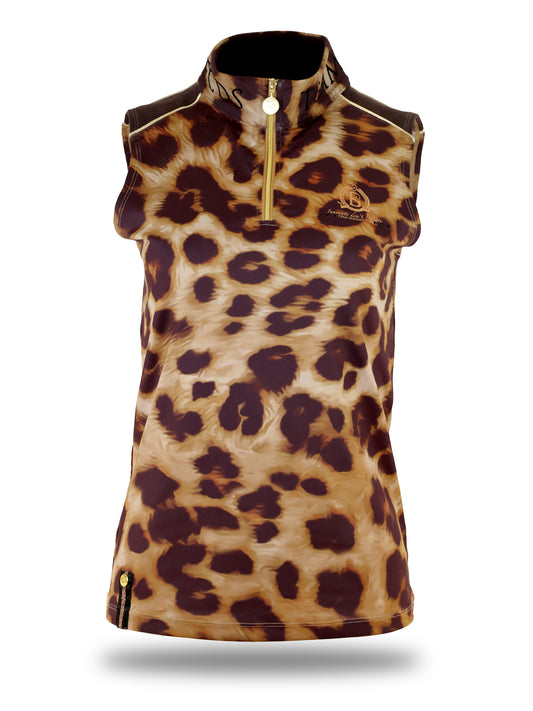 Leopard Print Sleeveless Base Layer