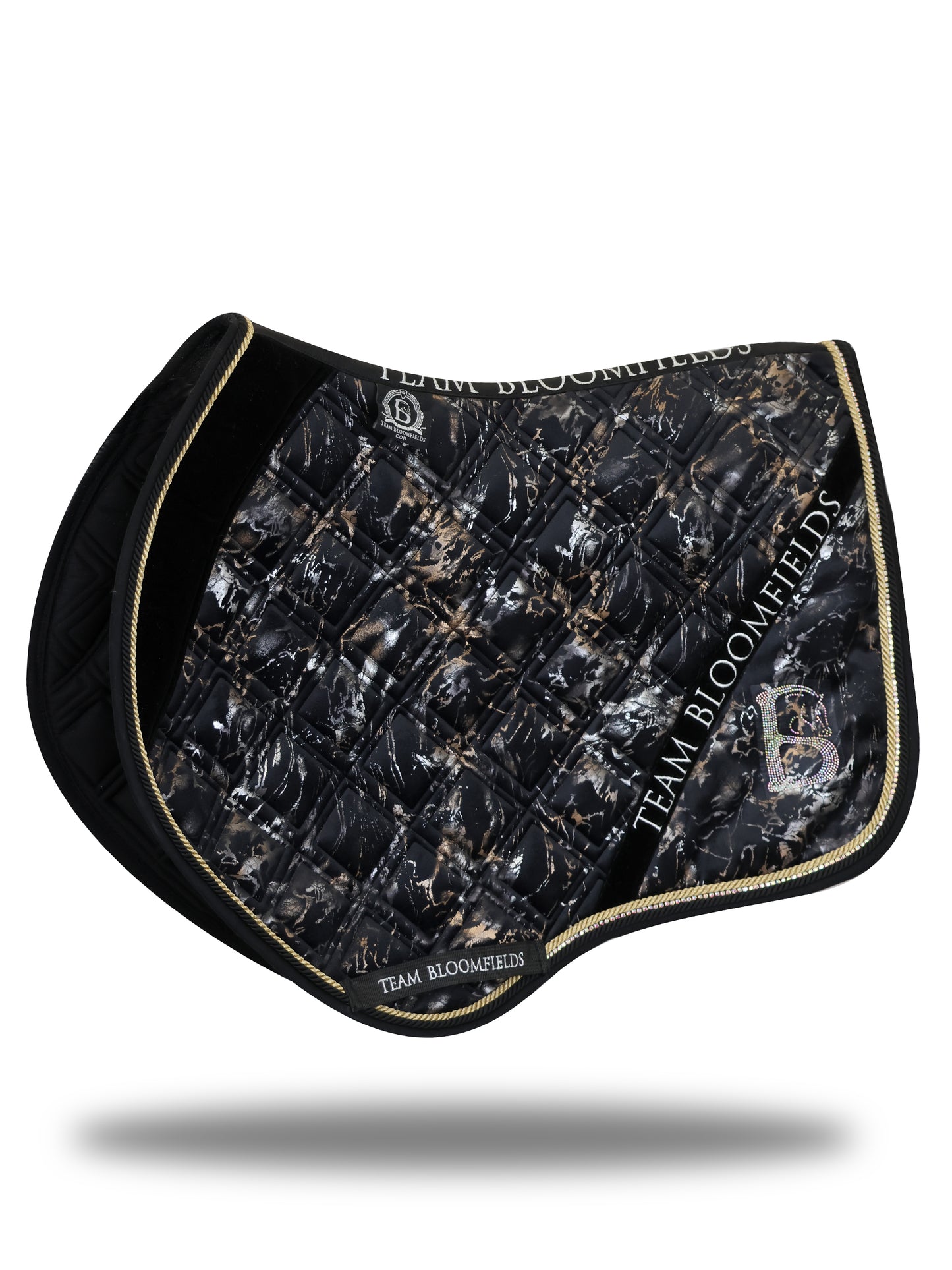 Saddle Pad - Electra Black and Gold Jump