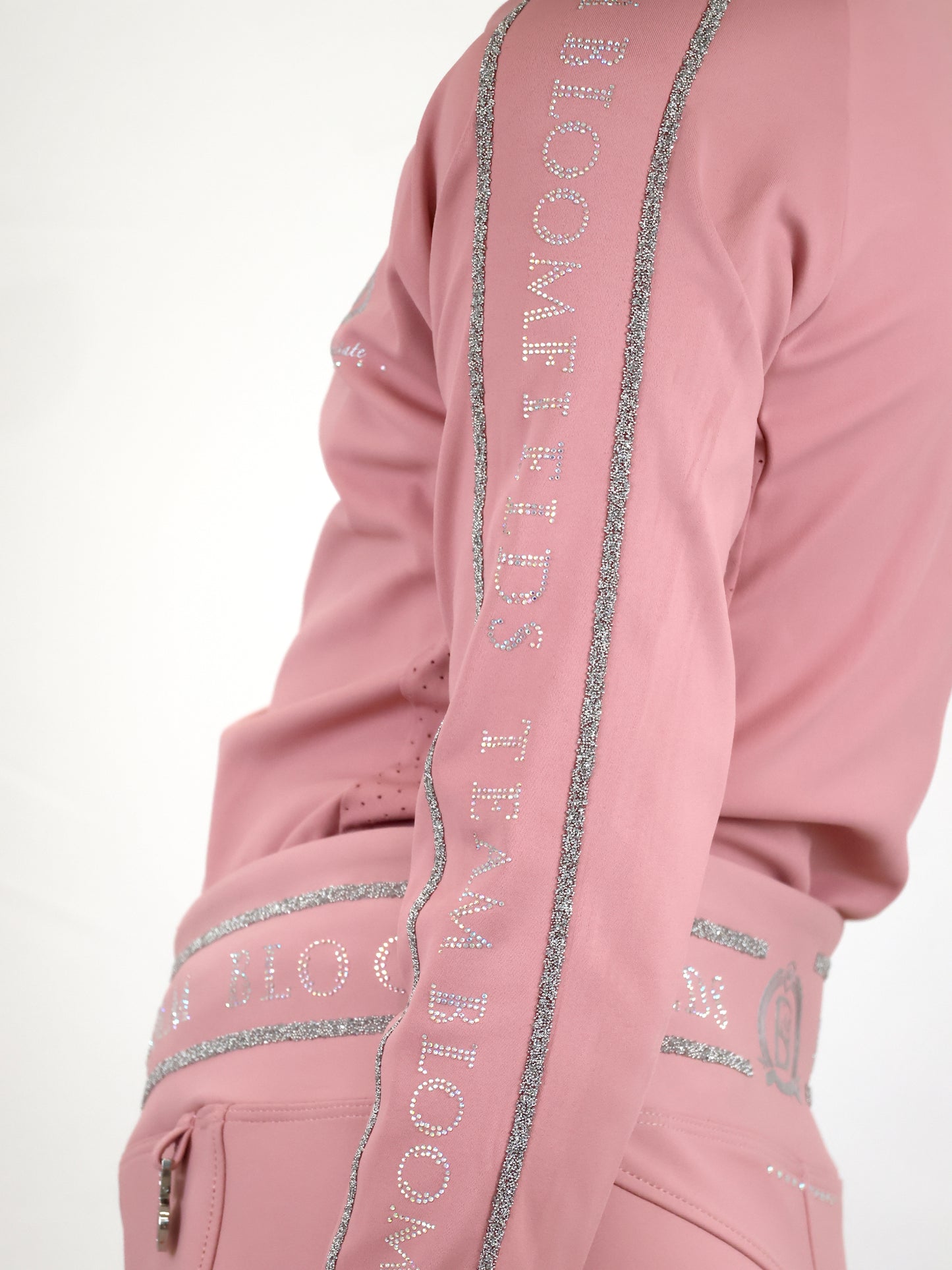 Mini Chloe Pink Crystal Base Layer With Long Sleeves