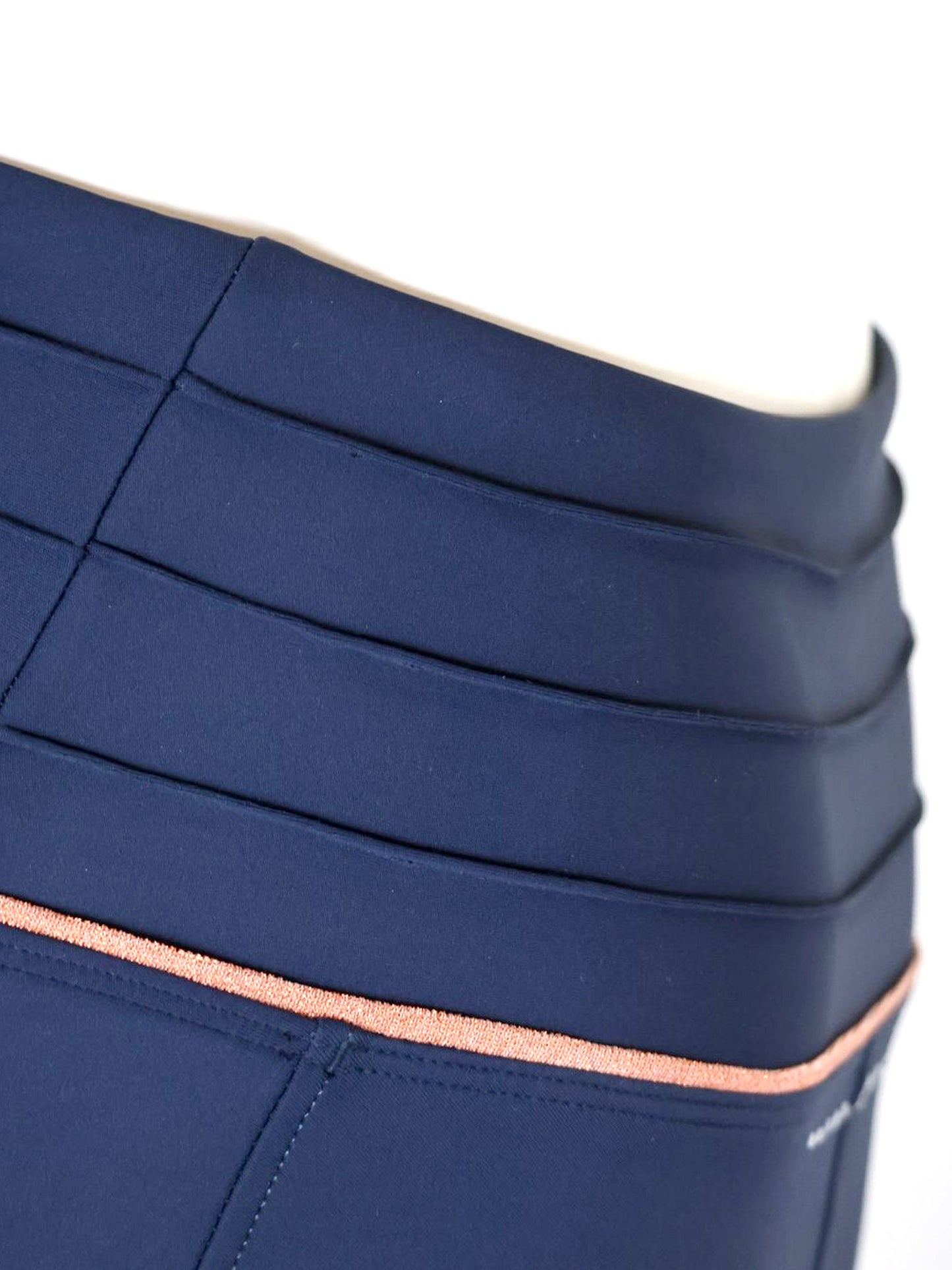 Maya Pleated Navy Leggings