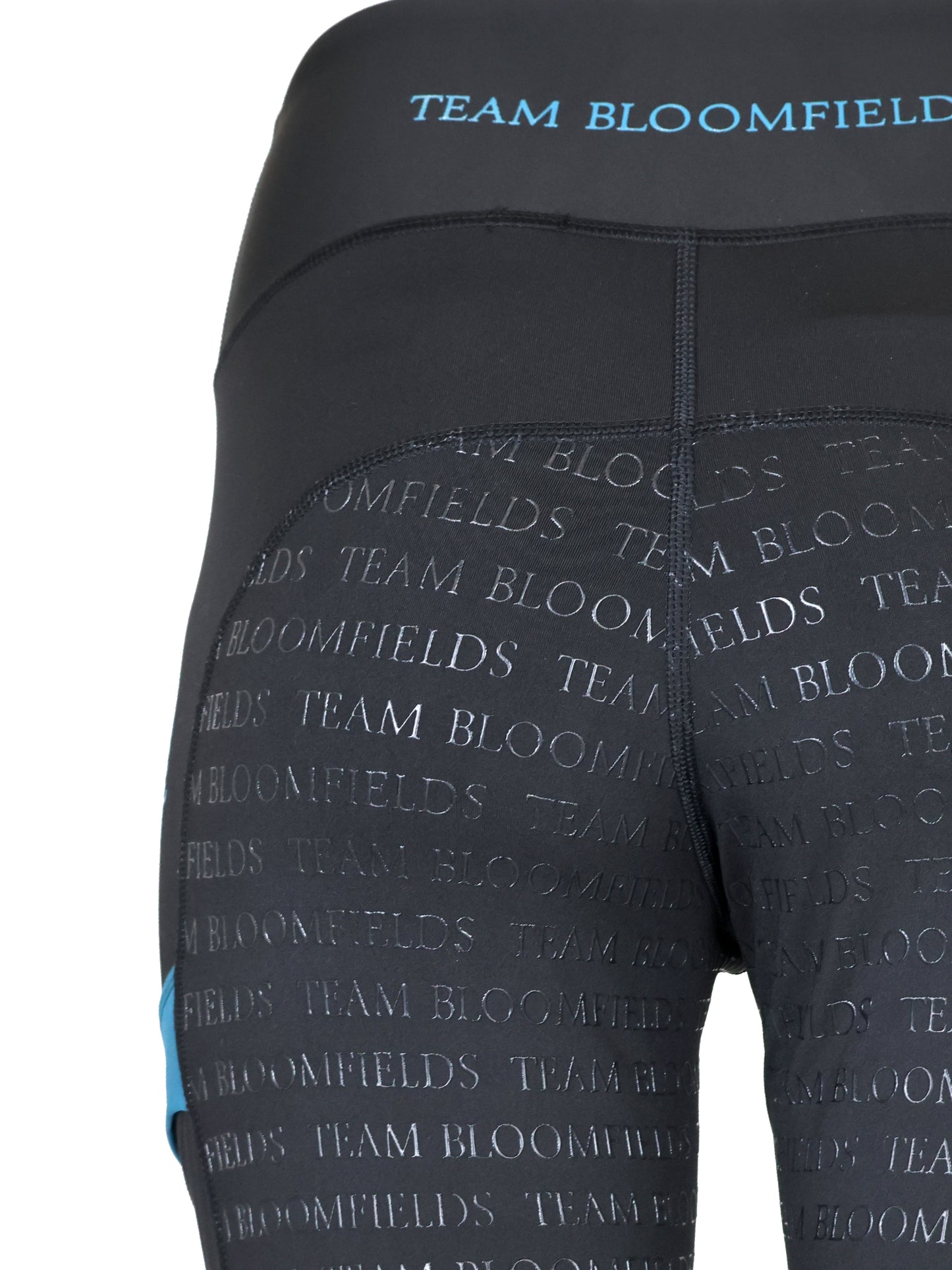 Leonora Black & Peacock Full Silicone Seat Riding Leggings