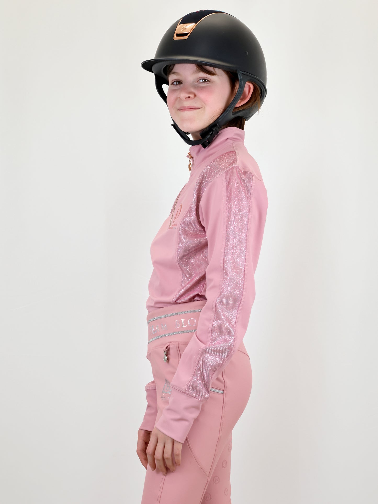Glimmer Pink Mini Base Layer With Long Sleeves
