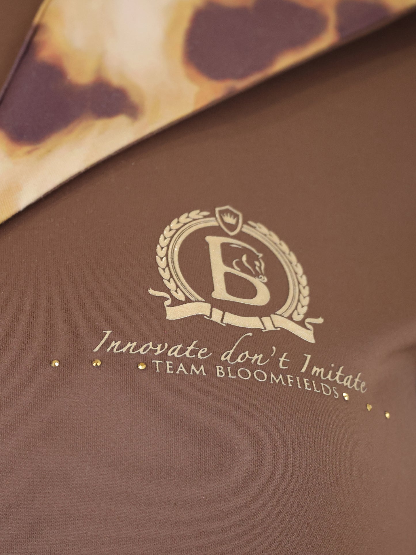 Mini Brown Jacket With Leopard Detail