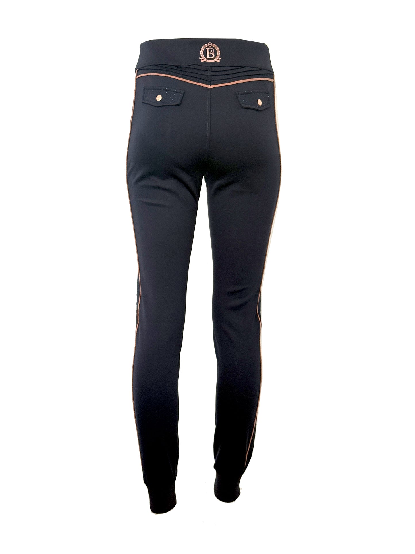 Chelsea Crystal in Navy Lounge Trousers