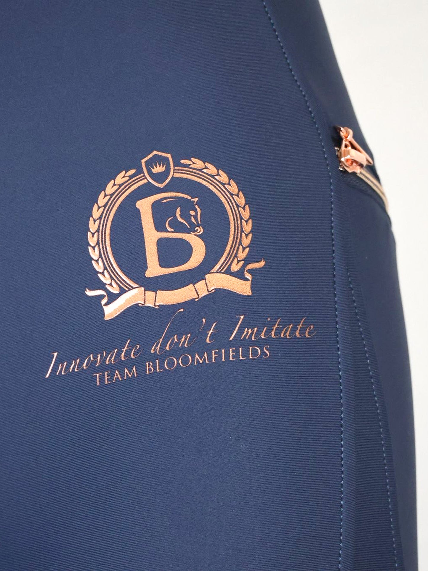 Maya Pleated Navy Leggings